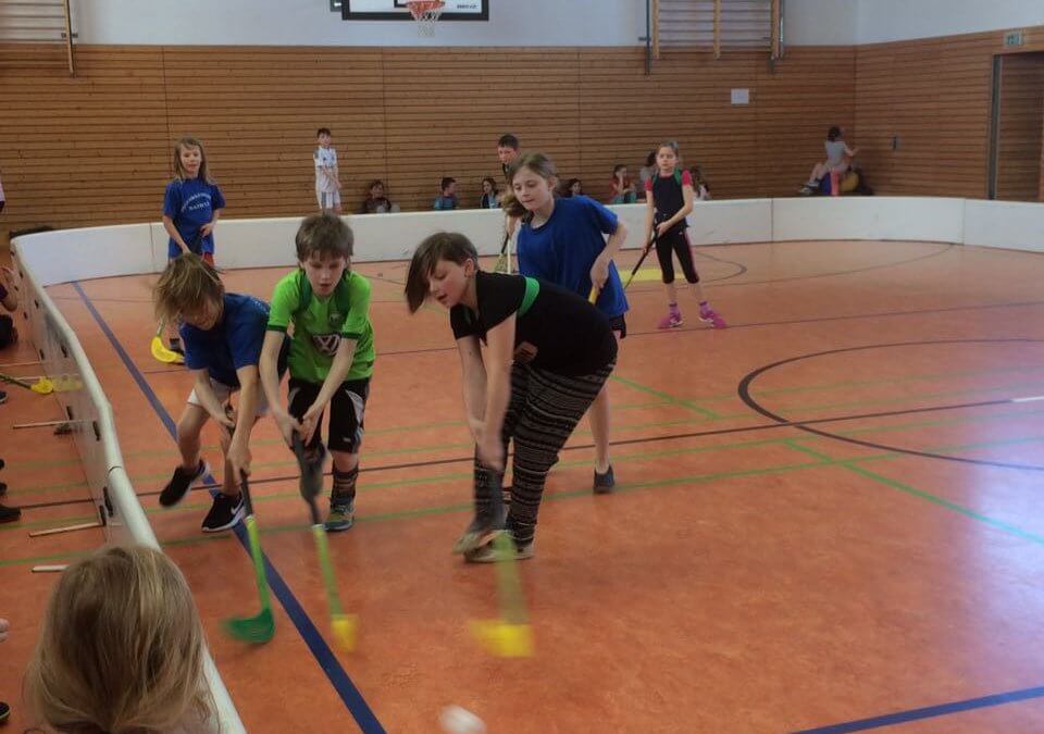 Floorballcup der Grundschulen aus dem Kreis Schleswig-Flensburg am 22. April 2018