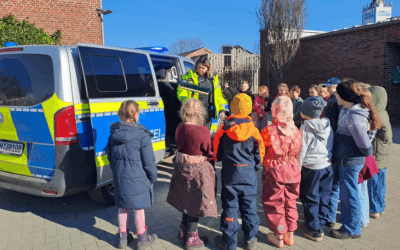 Eine Polizistin zum Anfassen